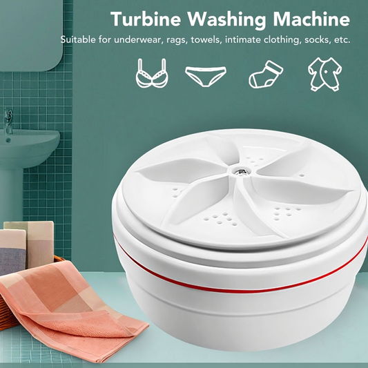  2 in 1 Mini Washing Machine – Portable Ultrasonic Washer - Zamra Store