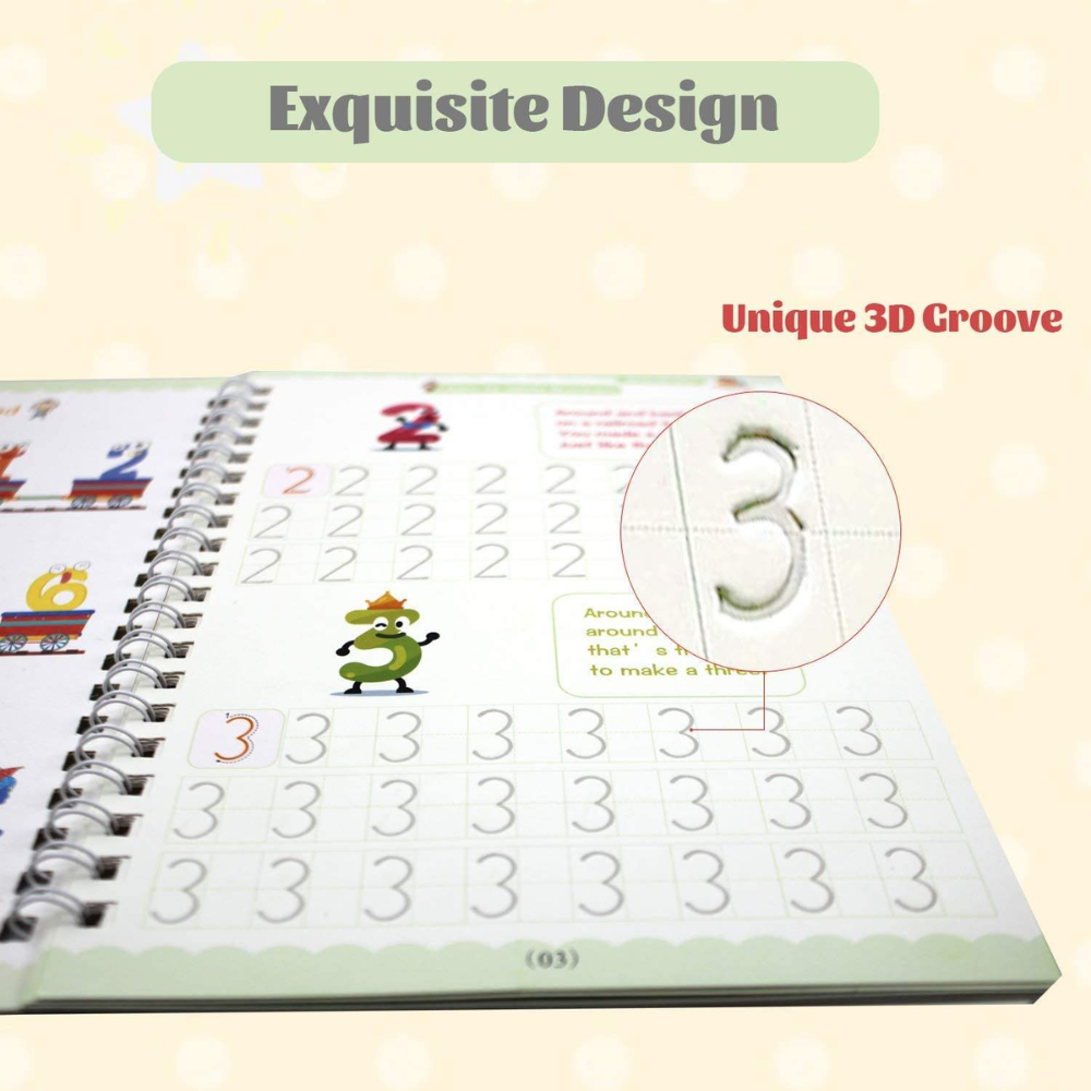 English Handwriting Practice Book – Writing Improvement Workbook for Kids & Toddlers - Zamra Store